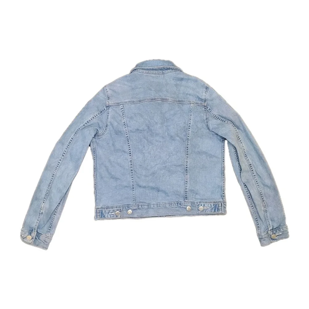 Levi's Strauss Signature Womens L Light-Wash DenimClassic Trucker Jean Jacket